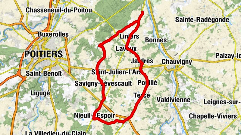 La Chapelle-Moulière - Église Saint-Nicolas - Église Saint-Gervais-et-Saint-Protais - Église Saint-Martin