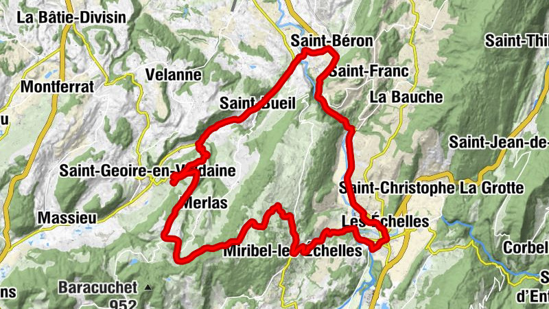 Miribel-les-Échelles - Restaurant Les Trois Biches - Église de l'Annonciation - Saint-Bueil