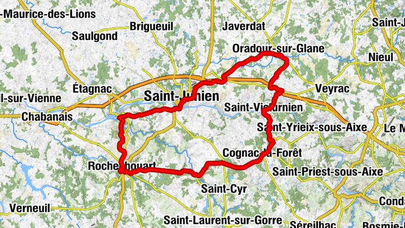 Oradour-sur-Glane - Église Saint-Priest - Église Saint-Julien-de-Brioude - Église Saint-Sauveur