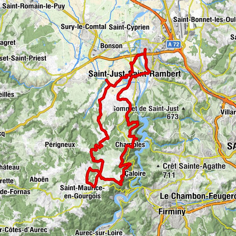 Andrézieux-Bouthéon - Les Varennes - Saint-Just-Saint-Rambert - Église Saint-Pierre