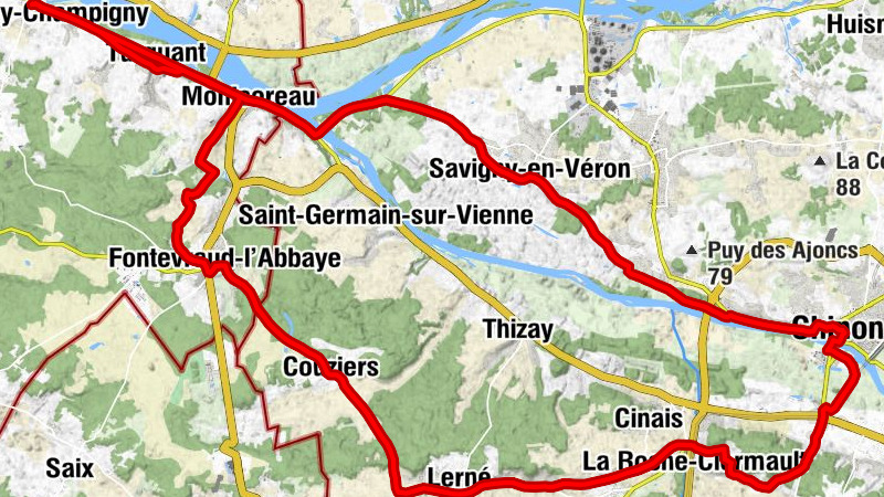 Souzay-Champigny - Église Saint-Aubin - Église Saint-Pierre - Église Saint-Michel