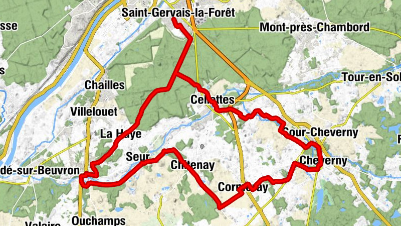 Saint-Gervais-la-Forêt - Église Saint-Mondry - Église Saint-Aignan - Église Notre-Dame