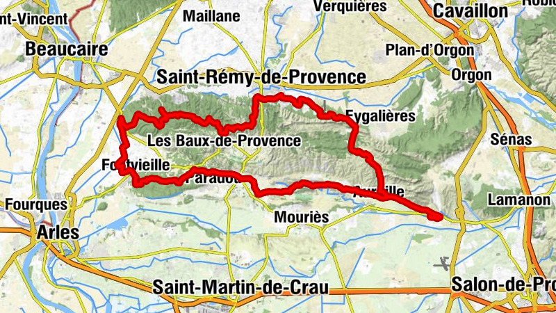 Aureille - L'Atelier du Moulin - Le Grès - Tour de guet des Baux