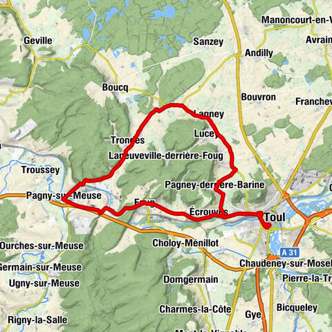 Toul - Église Saint-Remy - Église Saint-Élophe - Église Saint-Brice