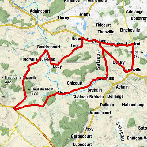 À la Douxième Borne - Chapelle Sainte-Marie-Madeleine - Église Saint-Martin - Delme