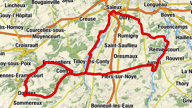 Dommartin - Remiencourt - Église Saint-Fuscien, Saint-Victoric et Saint-Gentien - Église Saint-Antoine - Église Saint-Pierre