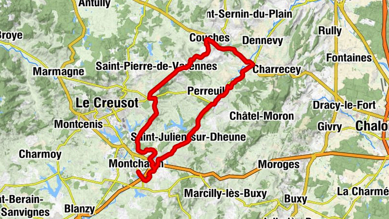 Montchanin - Auberge du Manoir - Église Saint-Bénigne - Église Saint-Martin