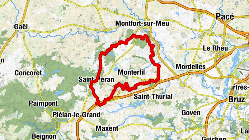 La Bonneraie - Le Pas Mainguy - La Crosse d'Or - La Ribotte