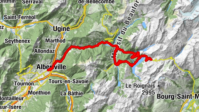 Albertville - Église Saint-Maxime-de-Riez - Chapelle de Roselend - Refuge du Plan de la Lai