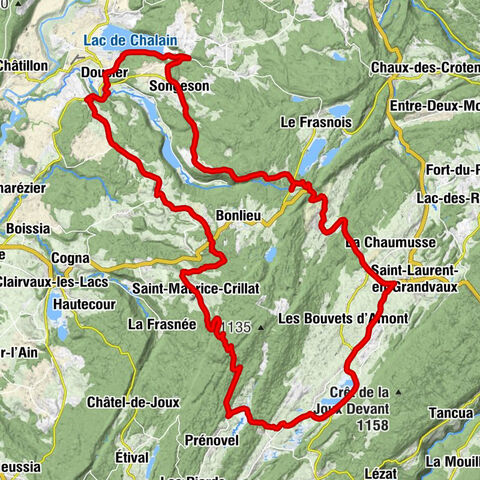 Doucier - Église Saint-Maurice - Chapelle Saint-Vincent - Fontenu