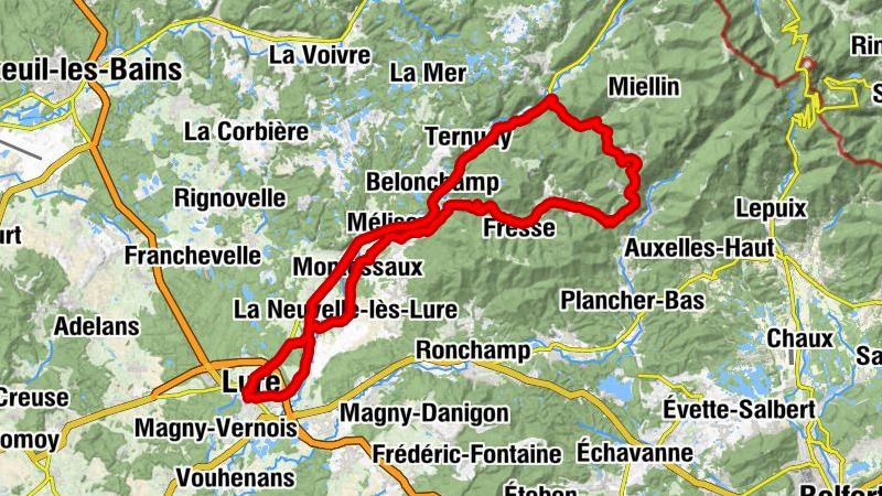 Lure - Église Saint-Barthélemy - Église Saint-Nicolas - Église Saint-Germain