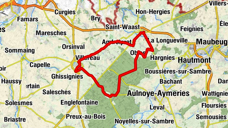 Porte de Mons - Bavay - Le Quène-Au-Leu - Église Saint-Achard