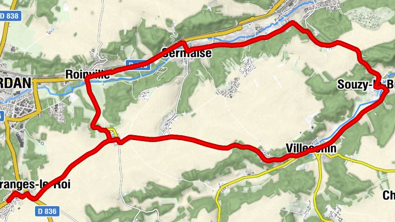 Le Plaisir des Granges - Église Saint-Léonard - Église Saint-Denis - Église Saint-Aubin