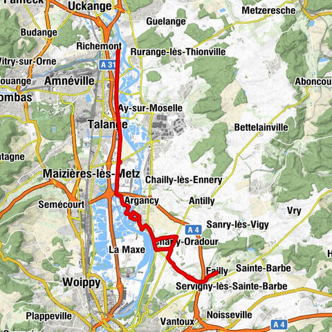 Église Saint-Trudon - La Table de Malroy - Talange - Église Saint-Maurice