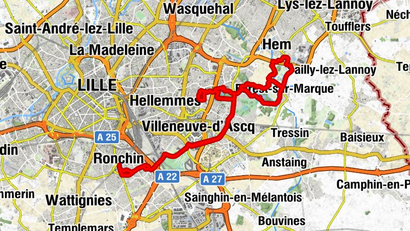 Lille - Le QG - Église Saint-Corneille - Ronchin