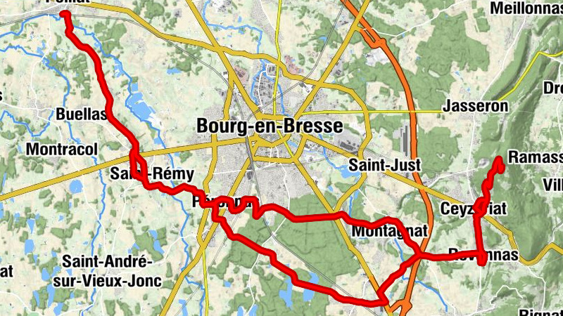 Polliat - La Gare - Église Saint-Blaise