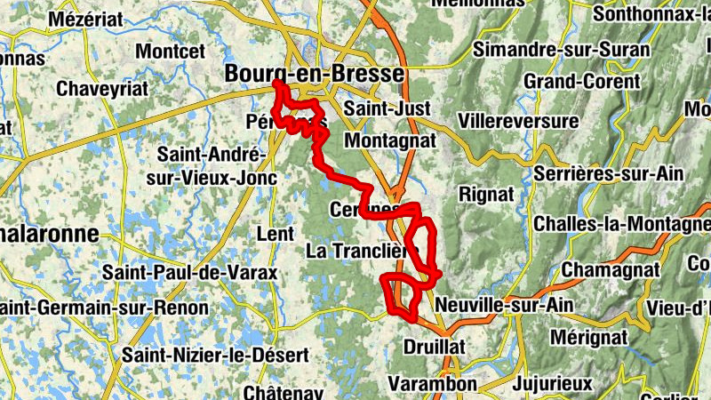 Saint-Denis-lès-Bourg - Les Gasses - Péronnas - Bellevue