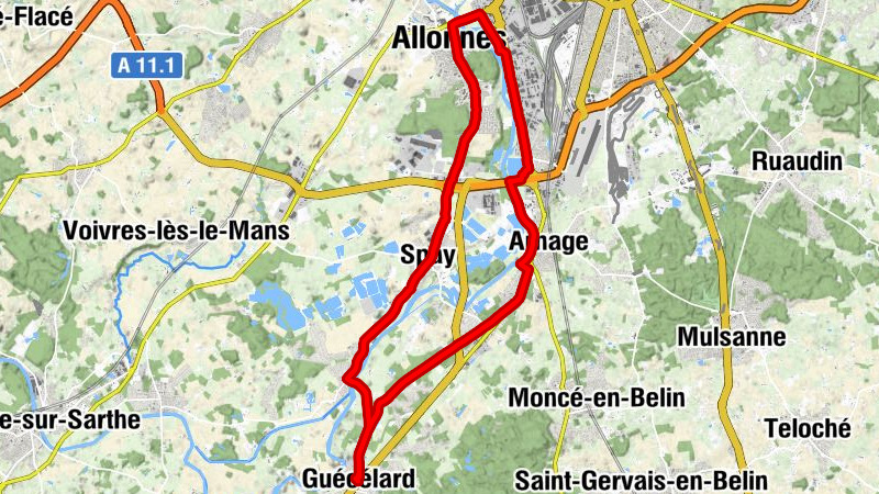 Guécélard - Fillé - Le Rallye - Allonnes