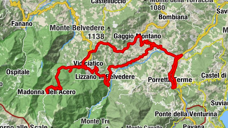 La Cà - Madonnina di Masonte - Chiesa di San Bartolomeo - Lizzano in Belvedere