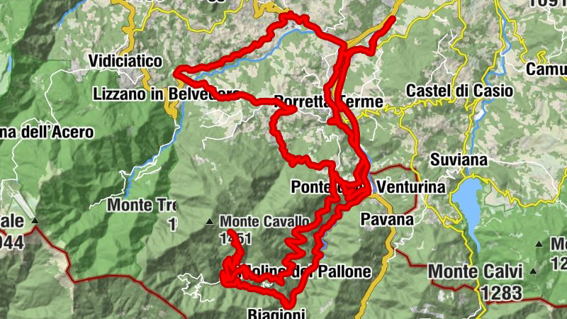 Pian di Casale - Silla - Santa Maria Maddalena - Madonna del Ponte