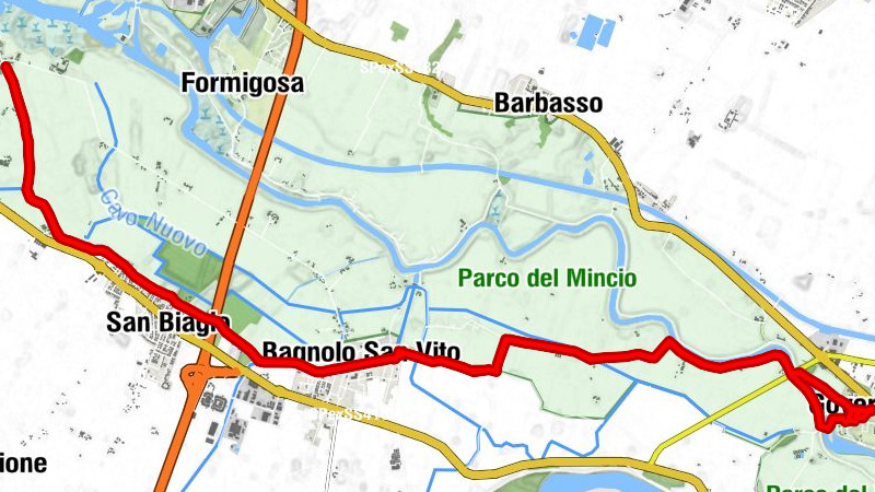 Governolo - Bagnolo San Vito - San Biagio - Pietole Vecchia