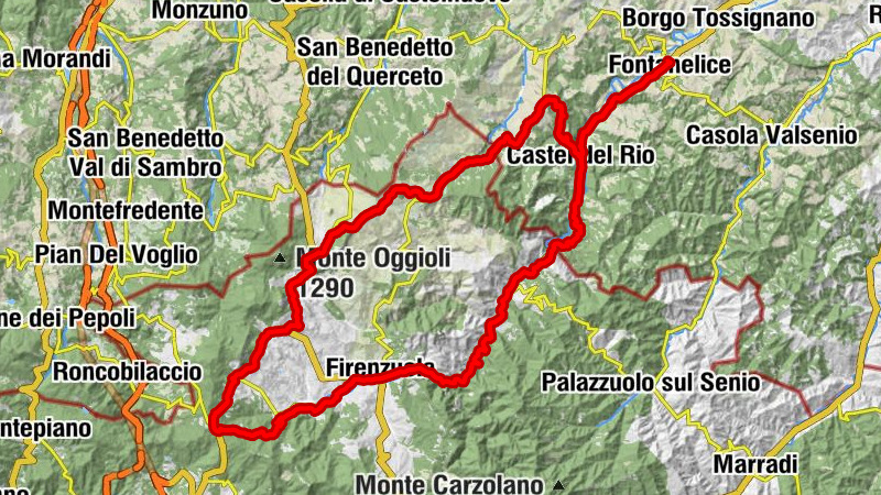 Taverna San Pietro - la Ravignana - Sasso di San Zenobi - San Matteo