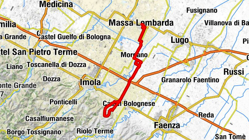 Massa Lombarda - Chiesa della Nativita' Della Beata Vergine In Serra - Col Pineta