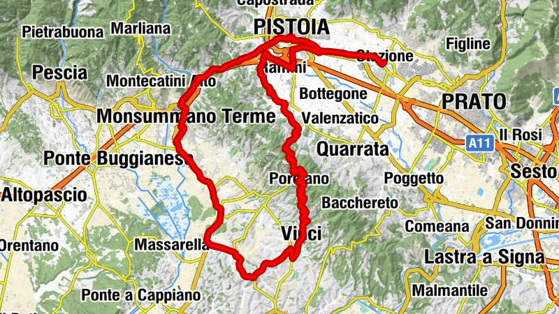 Montale Agliana - Santuario di Santa Liberata - Santuario della Santissima Annunziata - Chiesa di Santa Croce