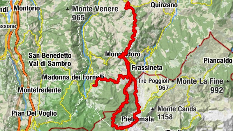 Ca' di Pallerino - Passo Turchino - Poggio Turchino - Parrocchia di Santa Maria Assunta
