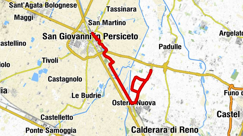 Sala - Osteria Nuova - San Giacomo del Martignone - San Giovanni in Persiceto