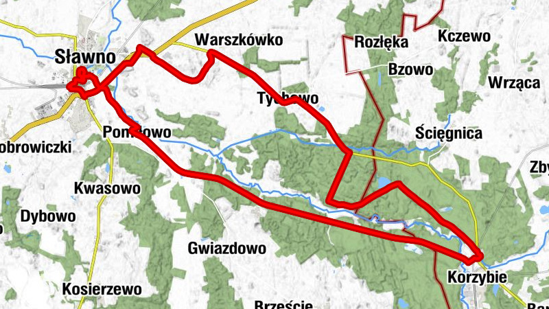 Sławno - Pomiłowo - Kościół pw. Matki Bożej Królowej Polski - Kościół pw. Najświętszej Maryi Panny Królowej Polski