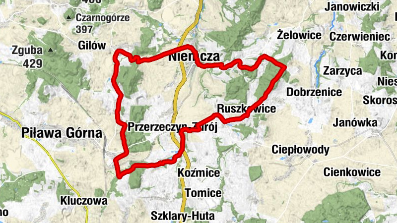 Piotrkówek - Kościół pw. MB Królowej Polski - Grzybowiec - Wojsławice