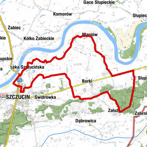 Szczucin - Zajezierze - Nowa Kolonia - Łęka Szczucińska