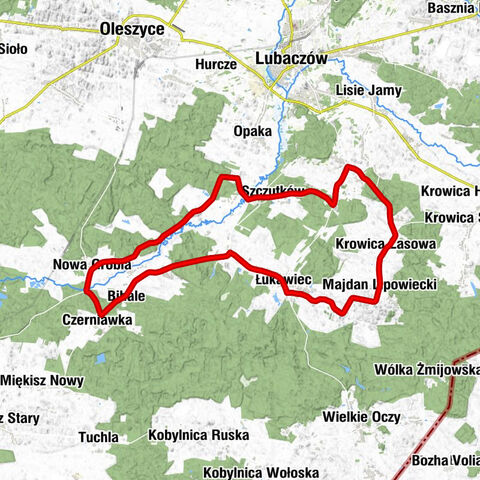 Kościół w Dąbrowie - Kościół pw. Objawienia Pańskiego w Łukawcu - Cerkiew pw. Męczennika Dymitra - Michalce