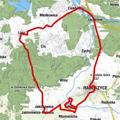 Piaski - Kościół pw. Świętego Wawrzyńca - Kościół pw. Najświętszej Maryi Panny Królowej Polski - Lipa