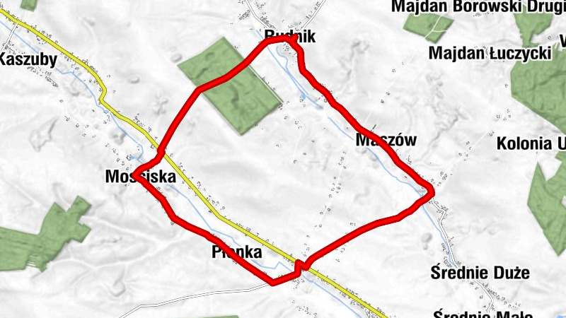 Rudnik - Maszów - Płonka Poduchowna - Płonka