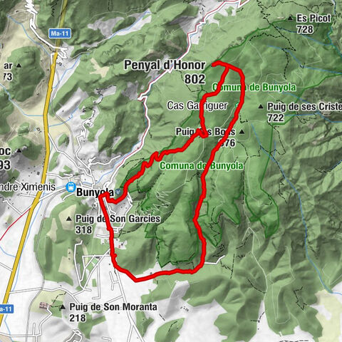 Mallorca, Bunyola; Köhlerweg