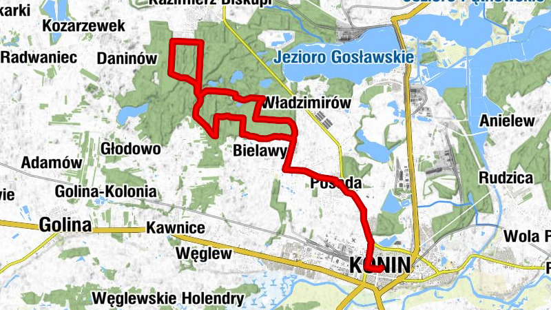 Konin - Międzylesie - Posada