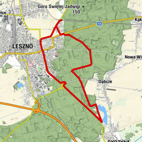 Leszno Grzybowo - Osiedle Wieniawa - Osiedle Ogrody - Leszno