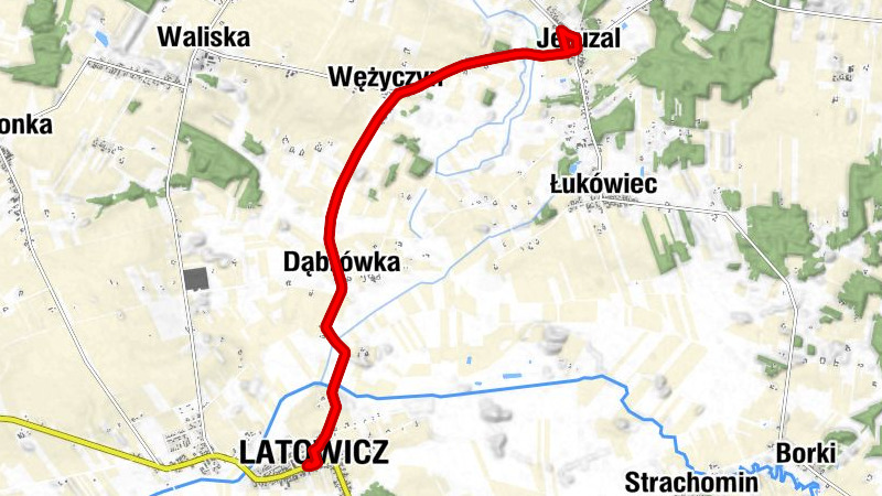 Stare Miasto - Latowicz - Dąbrówka - Wężyczyn