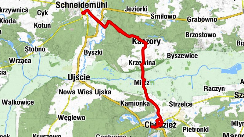 Piła Główna - Kociołek - Kościół pw. Świętego Floriana - Kościół Ewangelicko - Metodystyczny