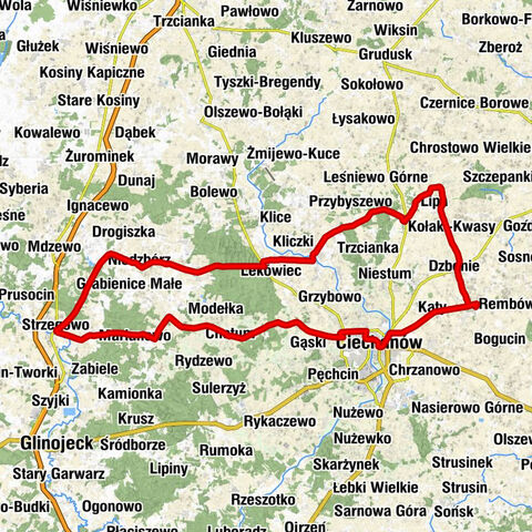 Strzegowo - Kościół pw. Świętej Trójcy - Ciechanów - Kościół pw. Matki Boskiej Częstochowskiej