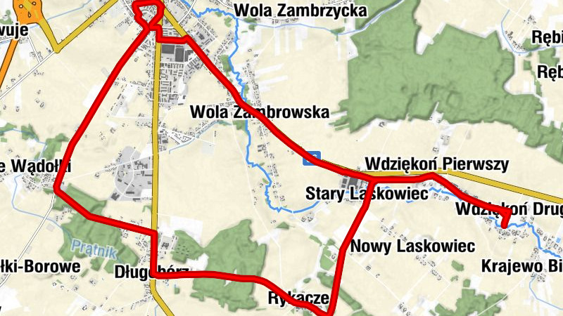 Wdziękoń Drugi - Wdziękoń Pierwszy - Kaplica klasztorna - Zambrów