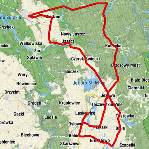 Laskowice Pomorskie - Laskowice - Nowe Belno - Kaplica