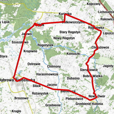 Kościół pw. Matki Bożej Anielskiej - Lipsk - Kurianka - Dąbrowa Białostocka