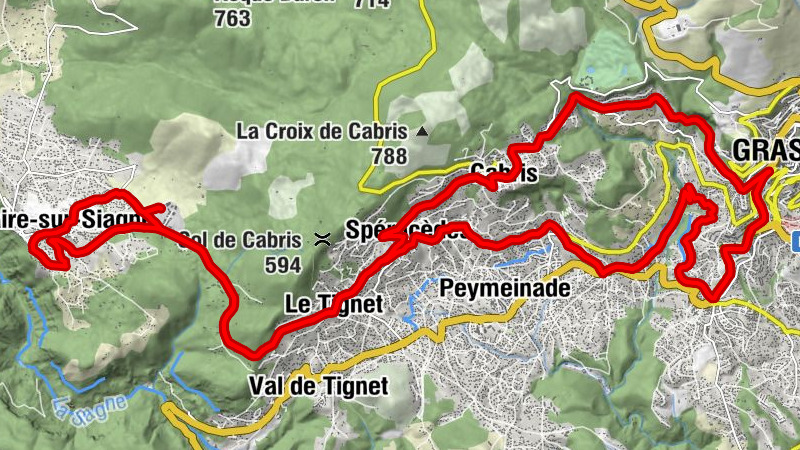 Saint-Cézaire-sur-Siagne - Chapelle Notre-Dame-de-Sardaigne - Église Saint-Hilaire - Chapelle Sainte-Marguerite