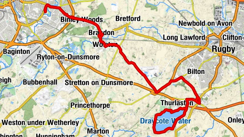 Copsewood Miniature Railway - The Church in Binley Woods - Wolston Baptist Church - Hensborough Hill