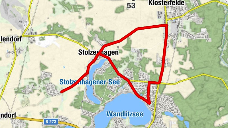 Stolzenhagen - Fischerstube - Toms Bierstube - Evangelische Dorfkirche Stolzenhagen