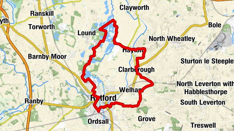 Retford - Little Gringley - Clarborough
