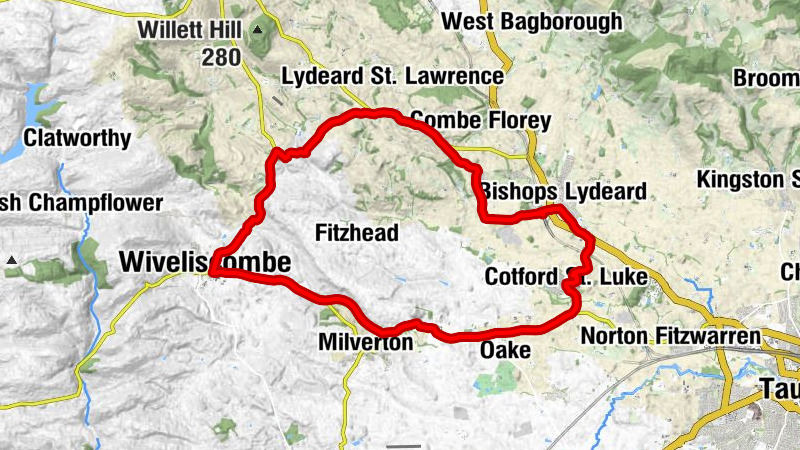 Bishops Lydeard - Ash Priors - Handy Cross - Wiveliscombe
